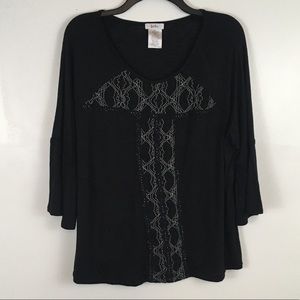 5️⃣/🔟 Isela Black Top - Large